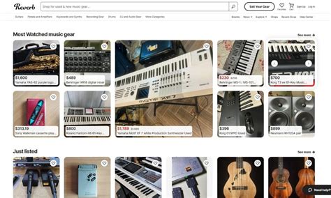reverb used instruments|websites to sell musical instruments.